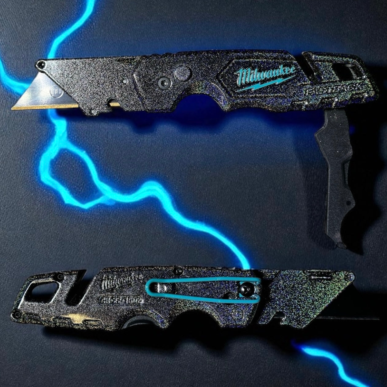 Powder Coated Custom Knives Folding Utility Knife