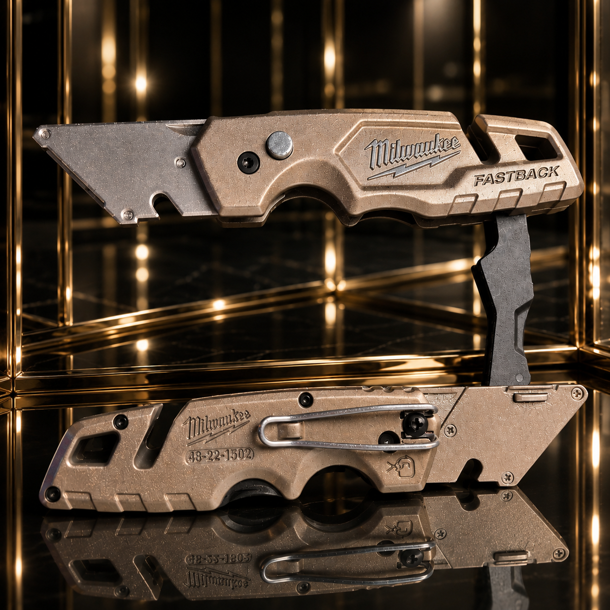 Powder Coated Custom Knives Folding Utility Knife
