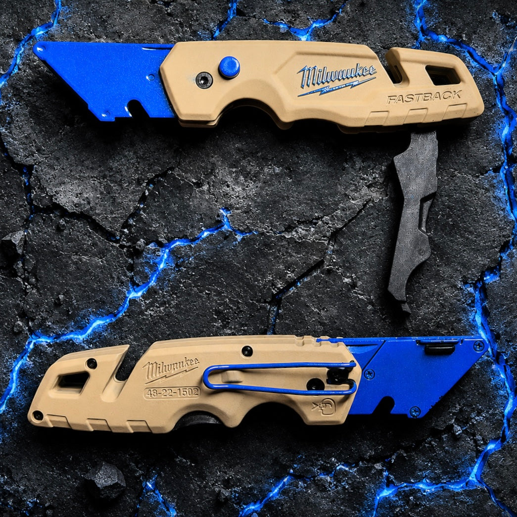 Powder Coated Custom Knives Folding Utility Knife