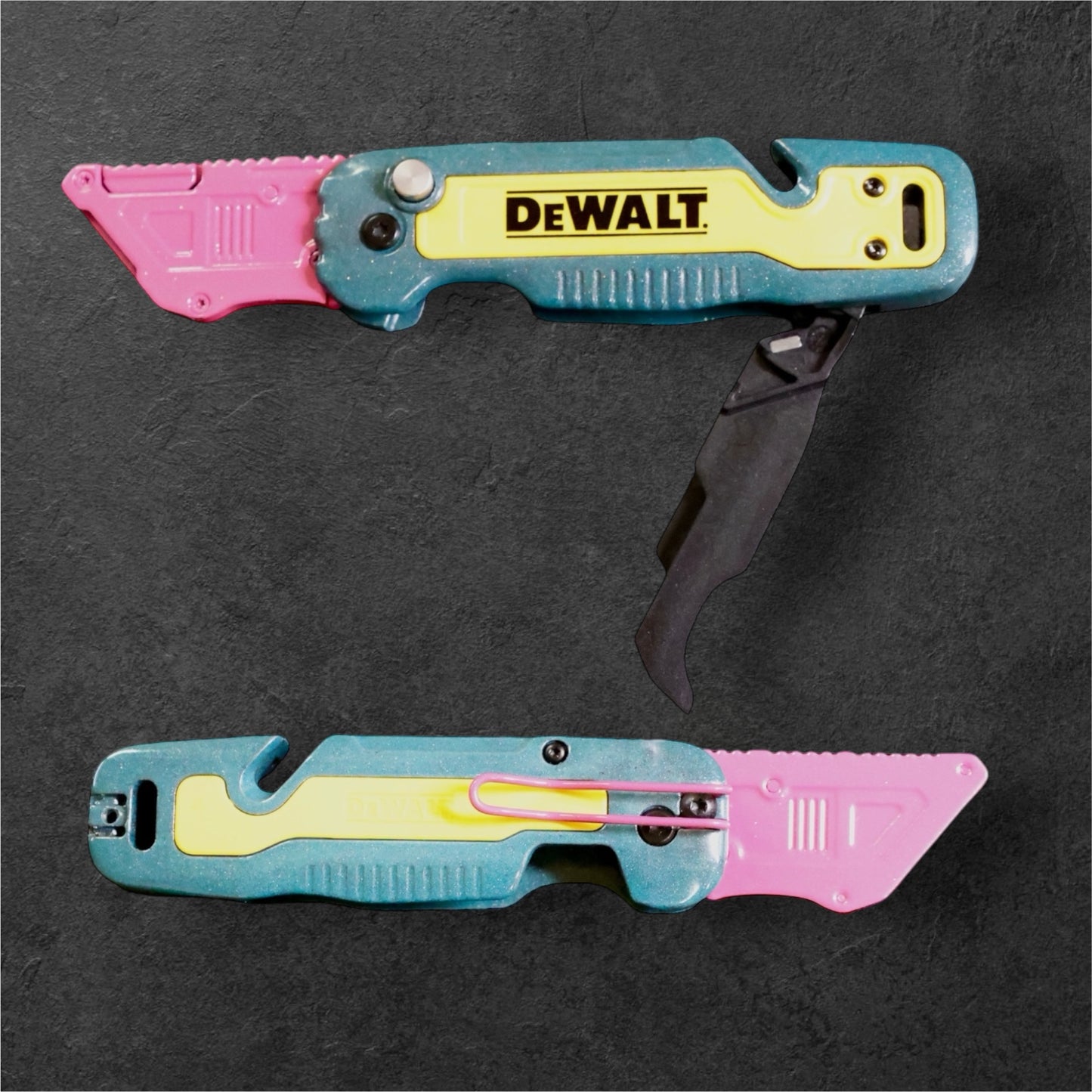 Powder Coated Custom Knives Folding Utility Knife