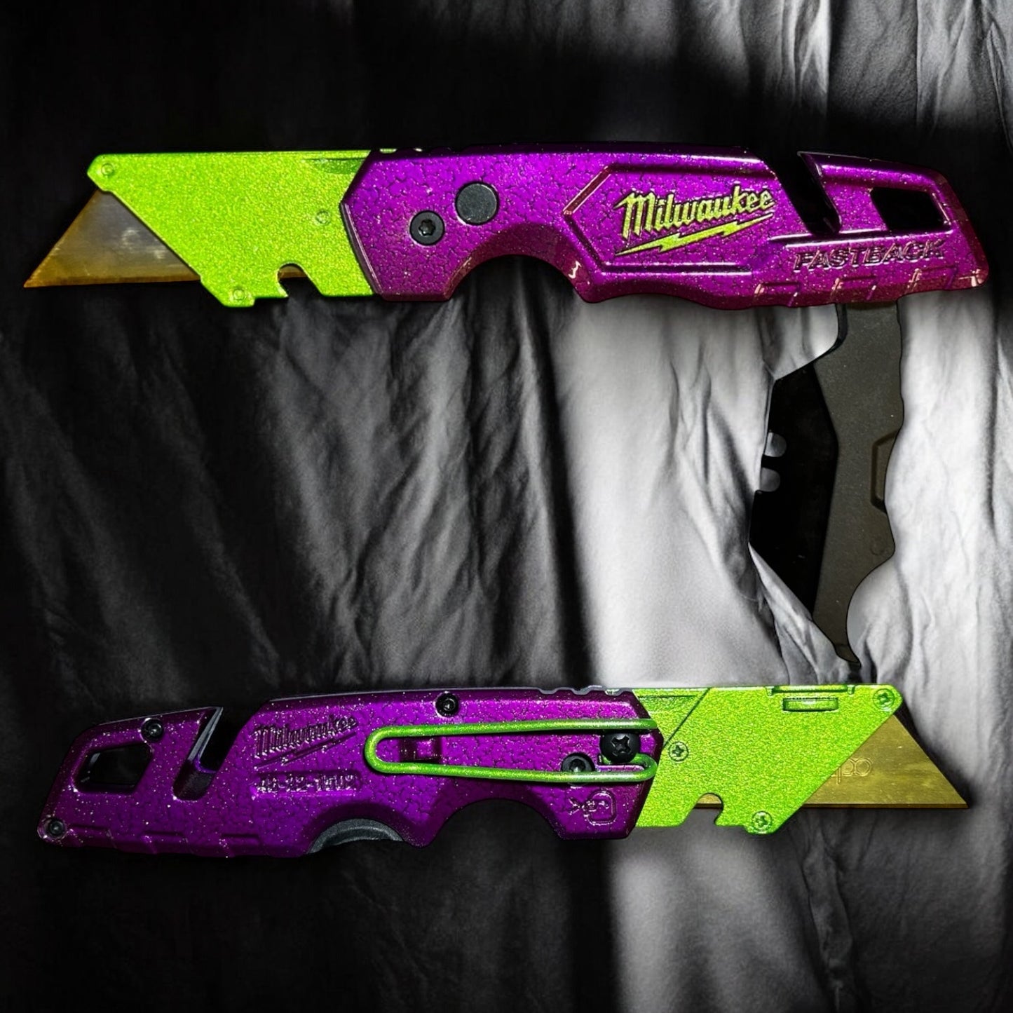 Powder Coated Custom Knives Folding Utility Knife