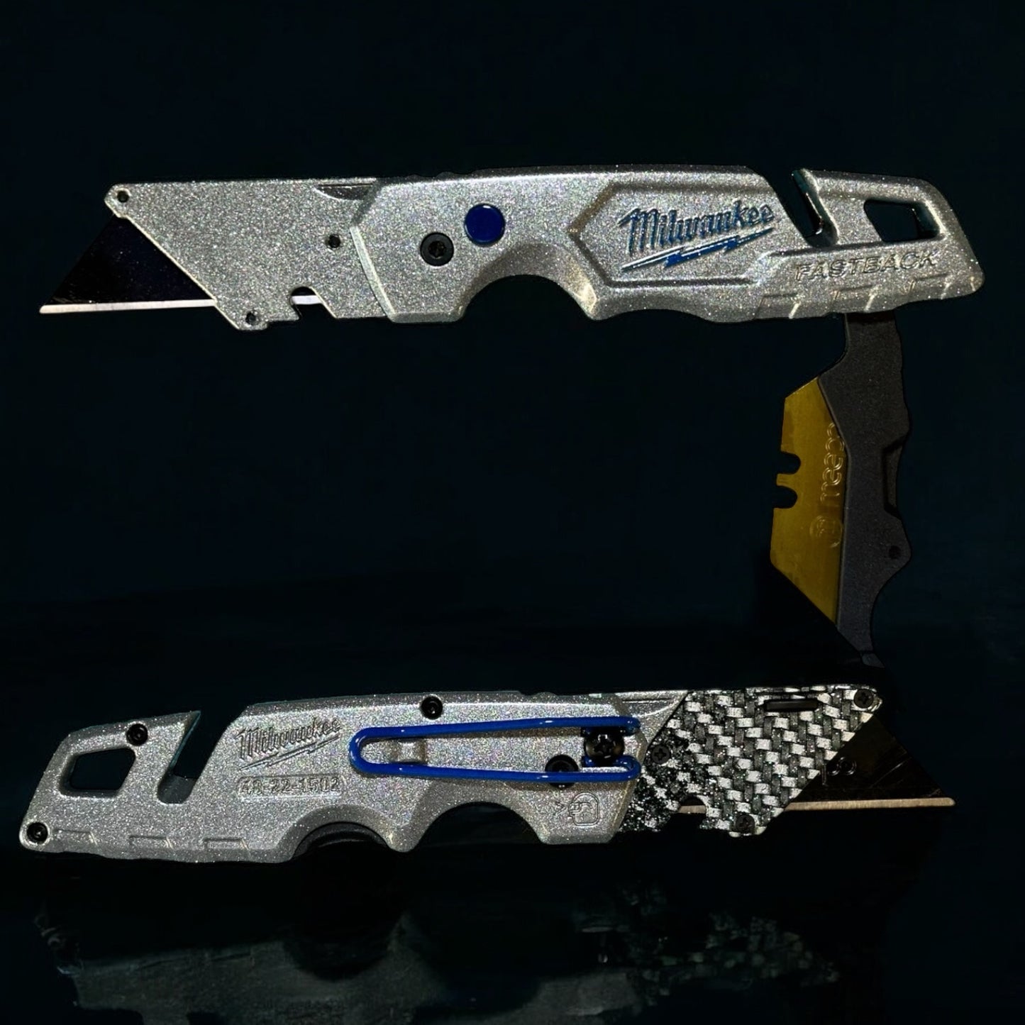Powder Coated Custom Knives Folding Utility Knife