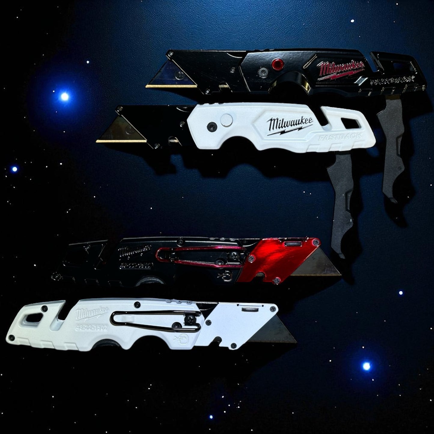 Powder Coated Custom Knives Folding Utility Knife