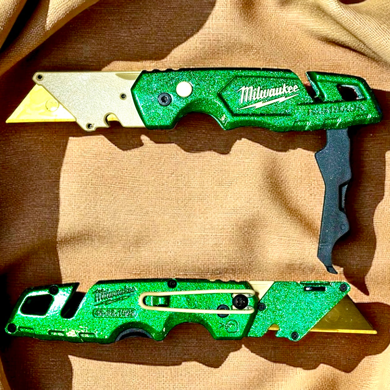 Powder Coated Custom Knives Folding Utility Knife