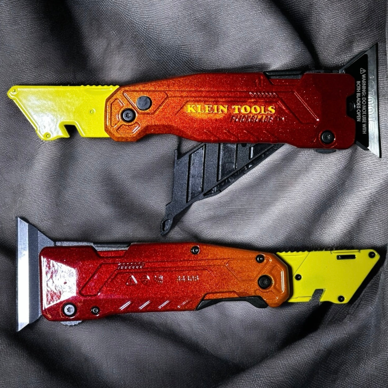 Powder Coated Custom Knives Folding Utility Knife