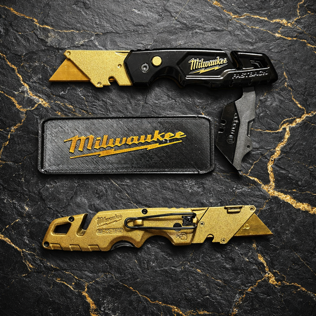 Powder Coated Custom Knives Folding Utility Knife