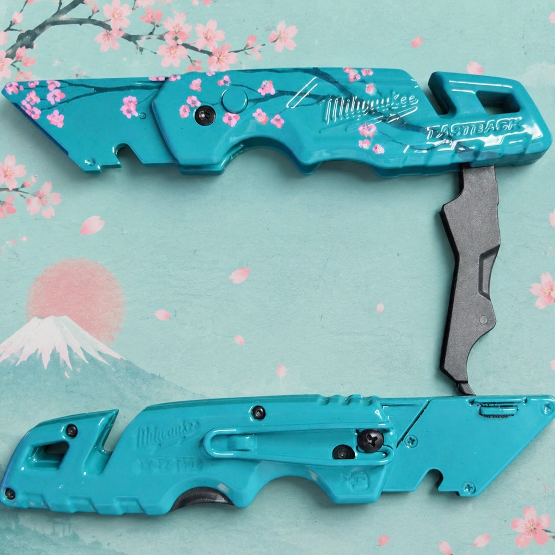 Powder Coated Custom Knives Folding Utility Knife