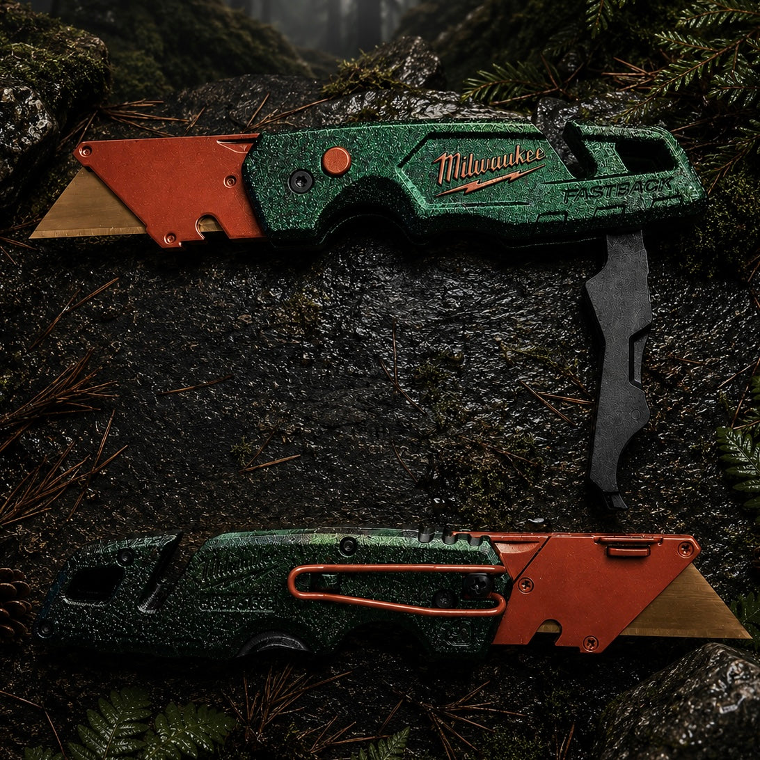 Powder Coated Custom Knives Folding Utility Knife