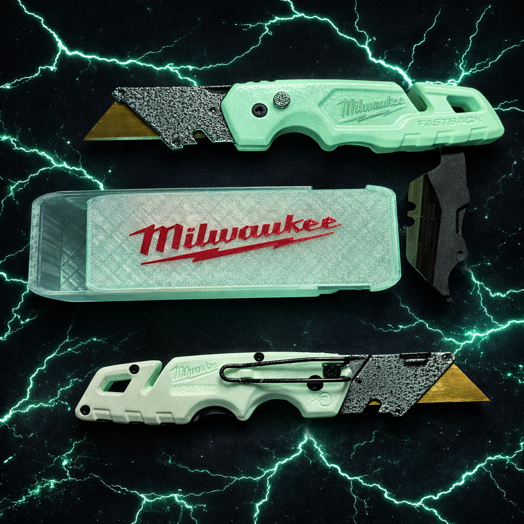 Powder Coated Custom Knives Folding Utility Knife