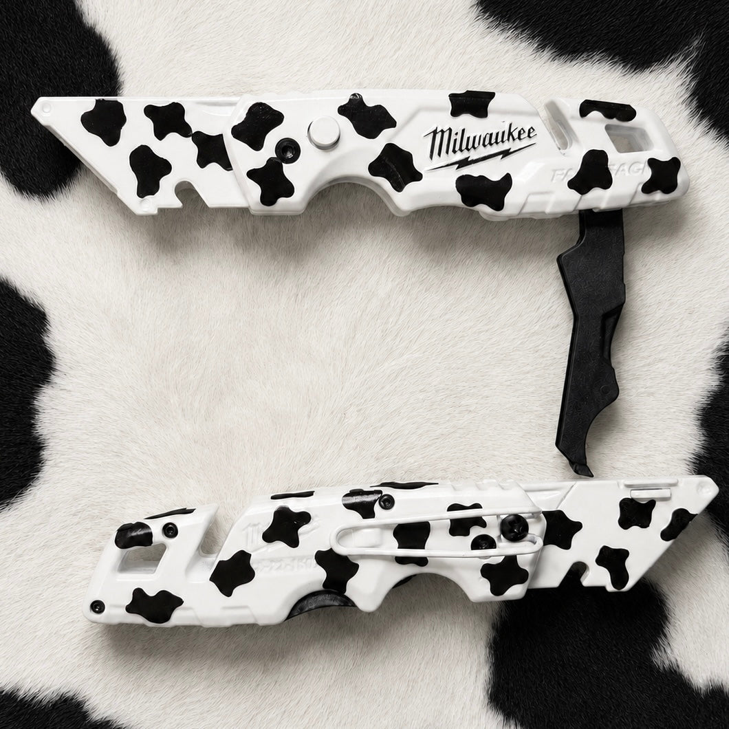 Powder Coated Custom Knives Folding Utility Knife
