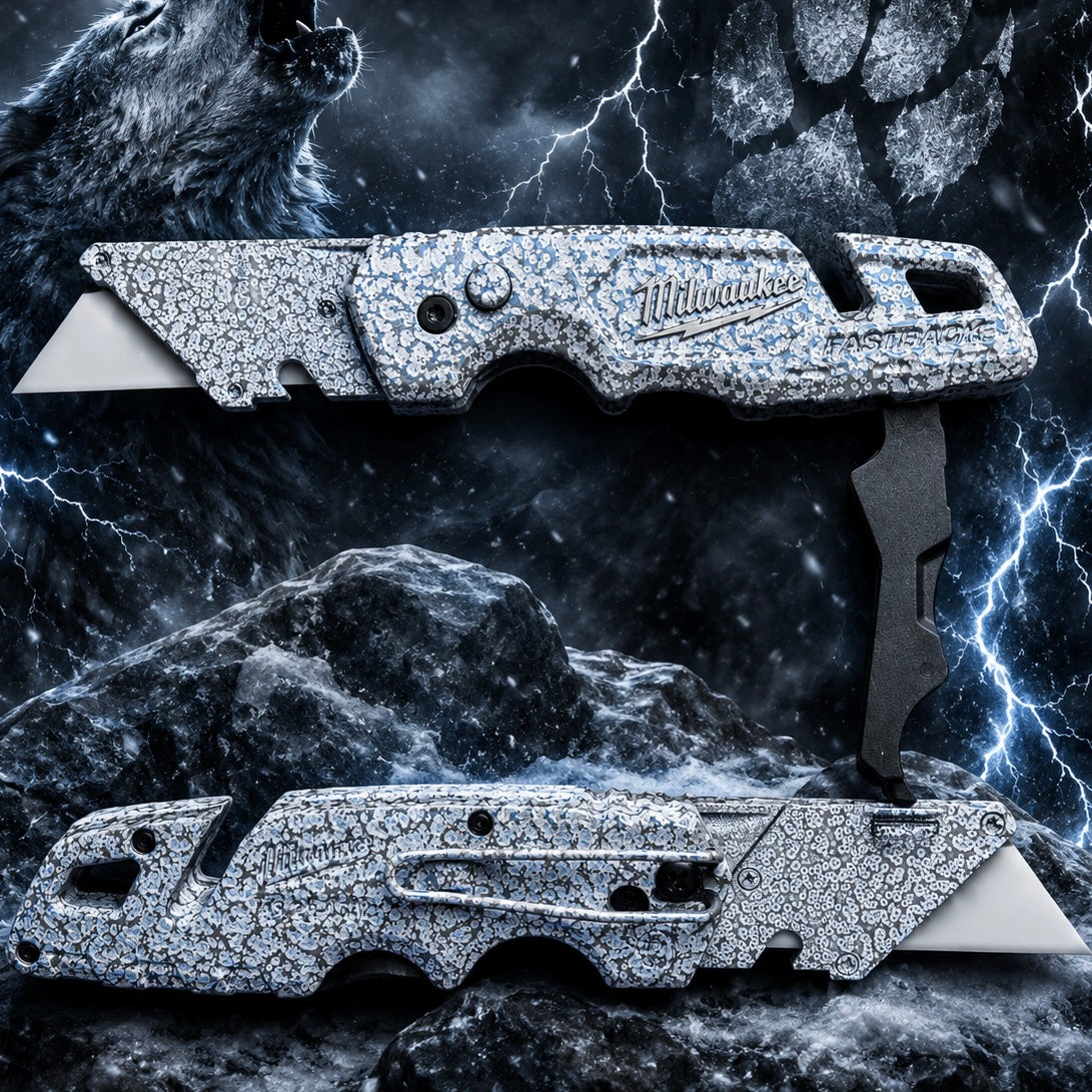 Powder Coated Custom Knives Folding Utility Knife