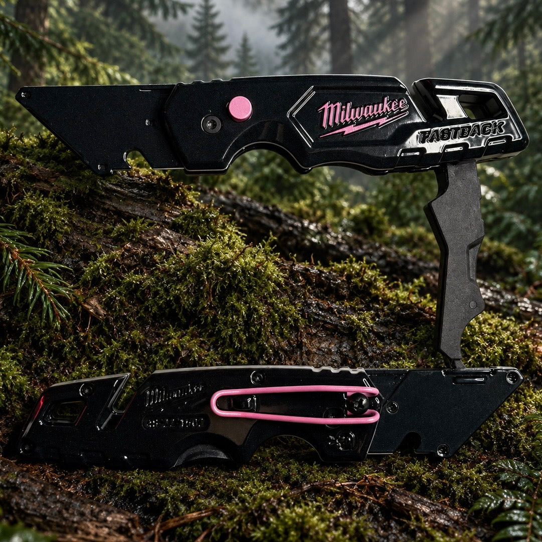 Powder Coated Custom Knives Folding Utility Knife