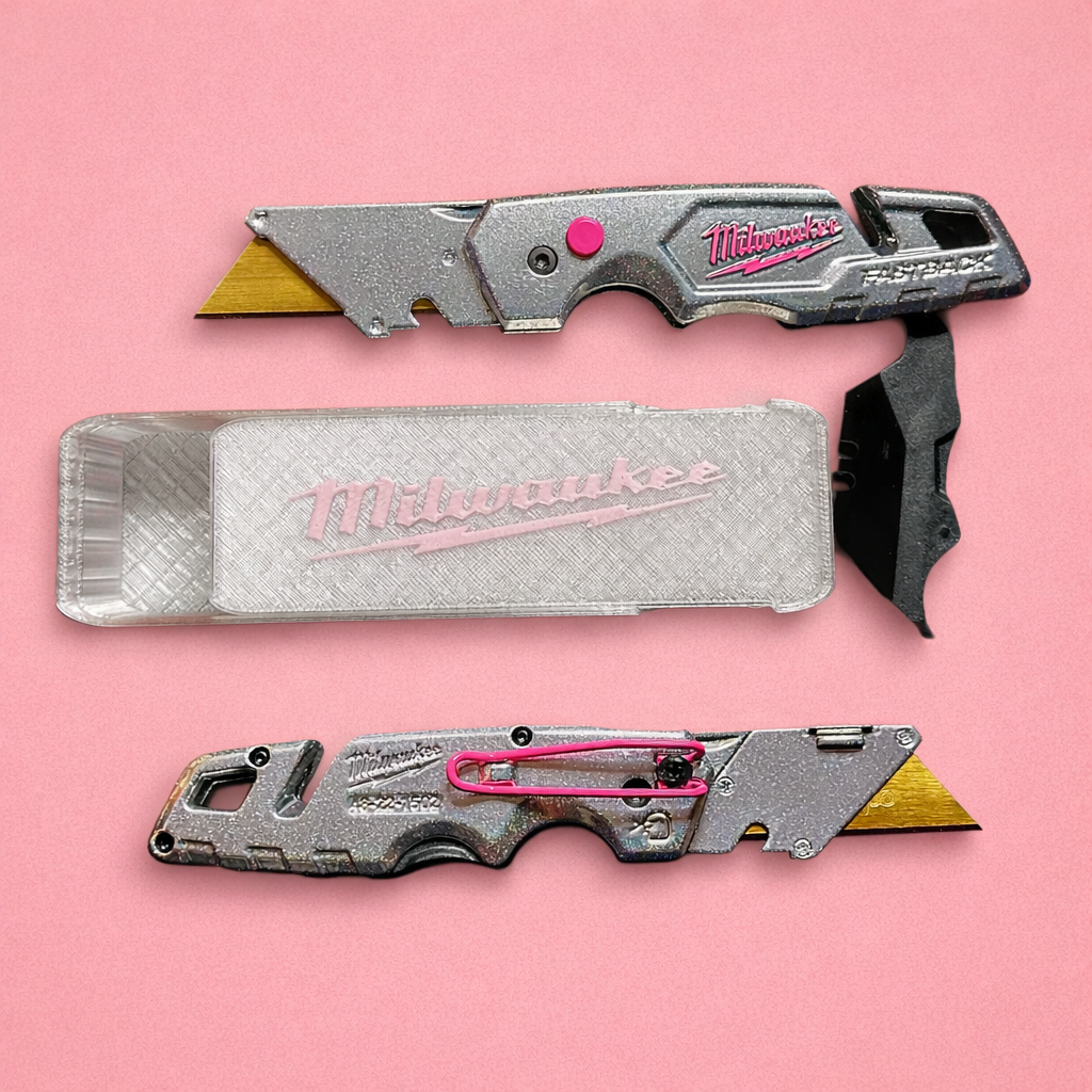 Powder Coated Custom Knives Folding Utility Knife