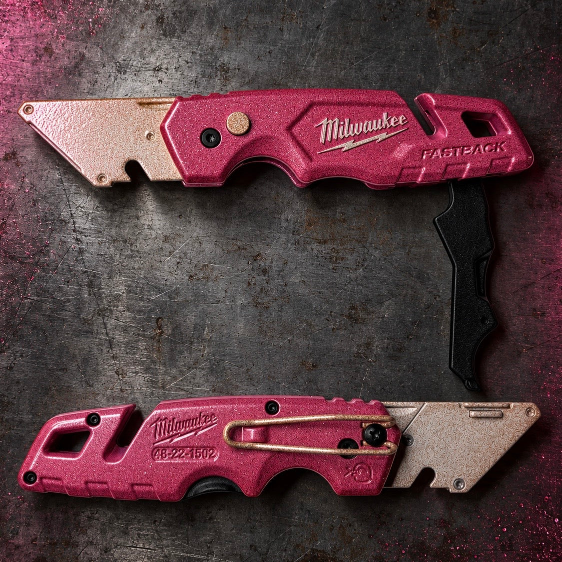 Powder Coated Custom Knives Folding Utility Knife