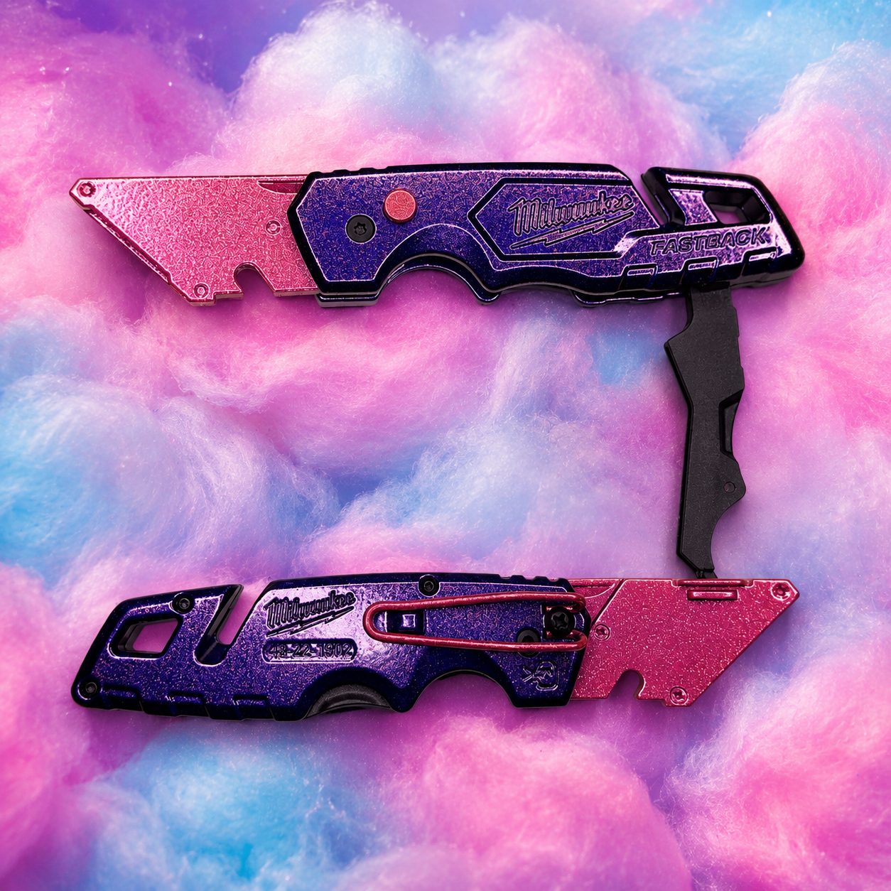 Powder Coated Custom Knives Folding Utility Knife