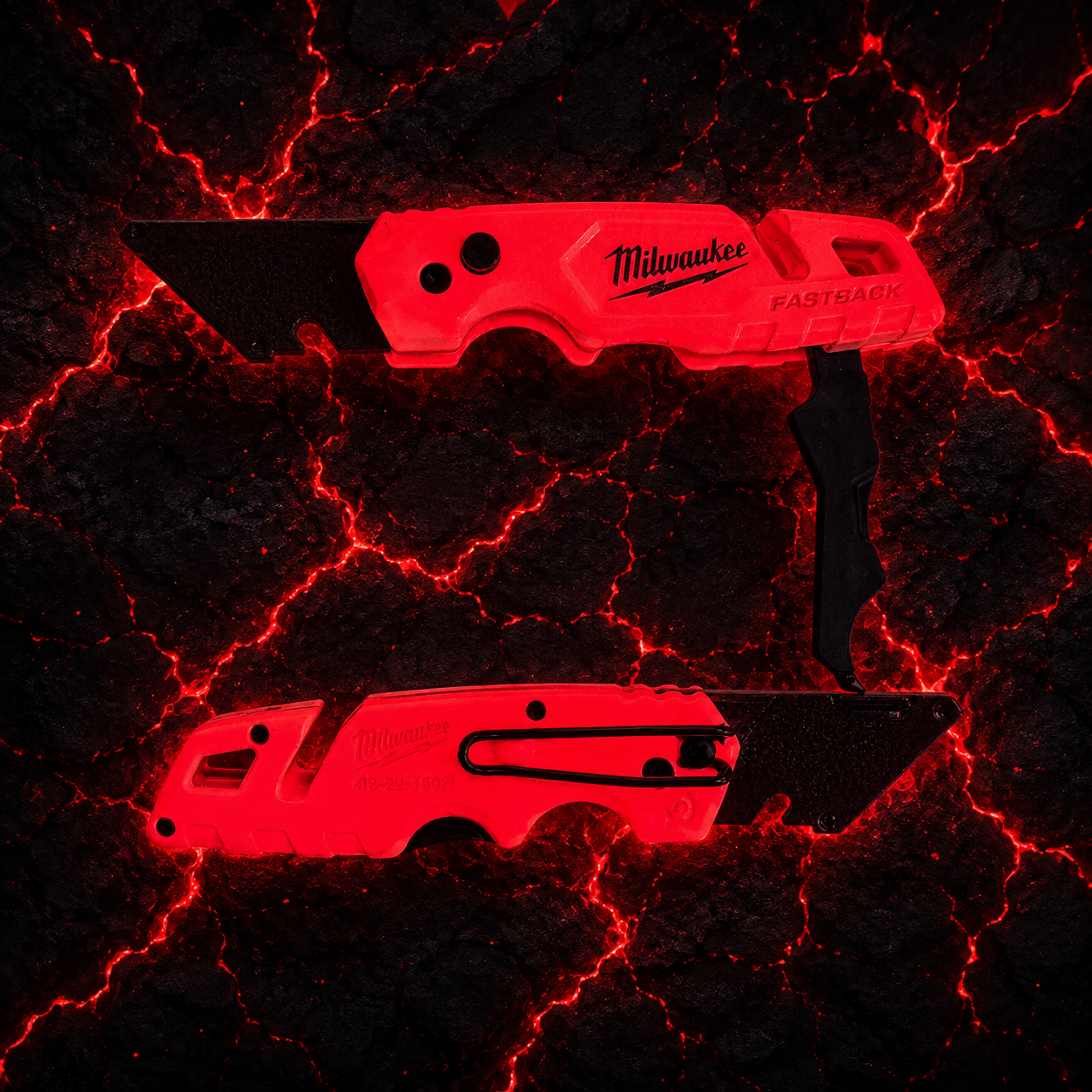 Powder Coated Custom Knives Folding Utility Knife