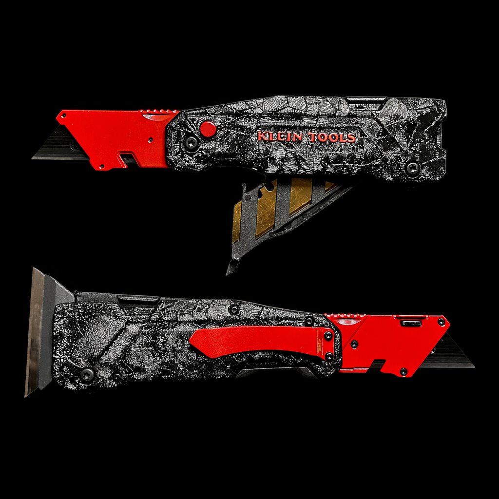 Powder Coated Custom Knives Folding Utility Knife