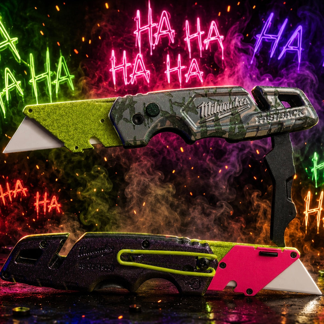 Powder Coated Custom Knives Folding Utility Knife