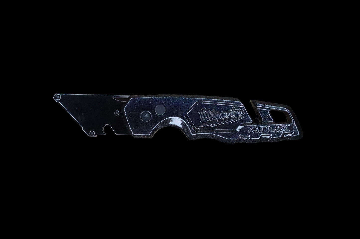 Powder Coated Custom Knives Folding Utility Knife