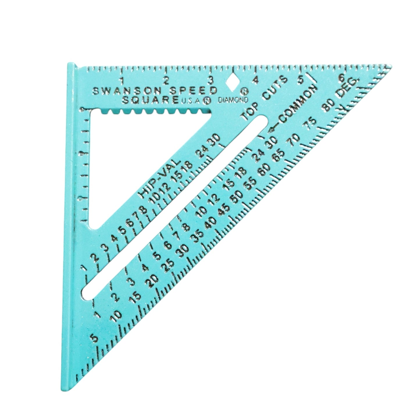 Swanson Tool Company Speed Square with Multi-Functional Markings – Custom Powder Coated Construction Tool