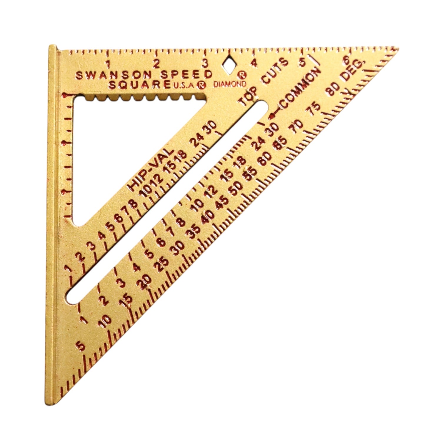 Swanson Tool Company Speed Square with Multi-Functional Markings – Custom Powder Coated Construction Tool