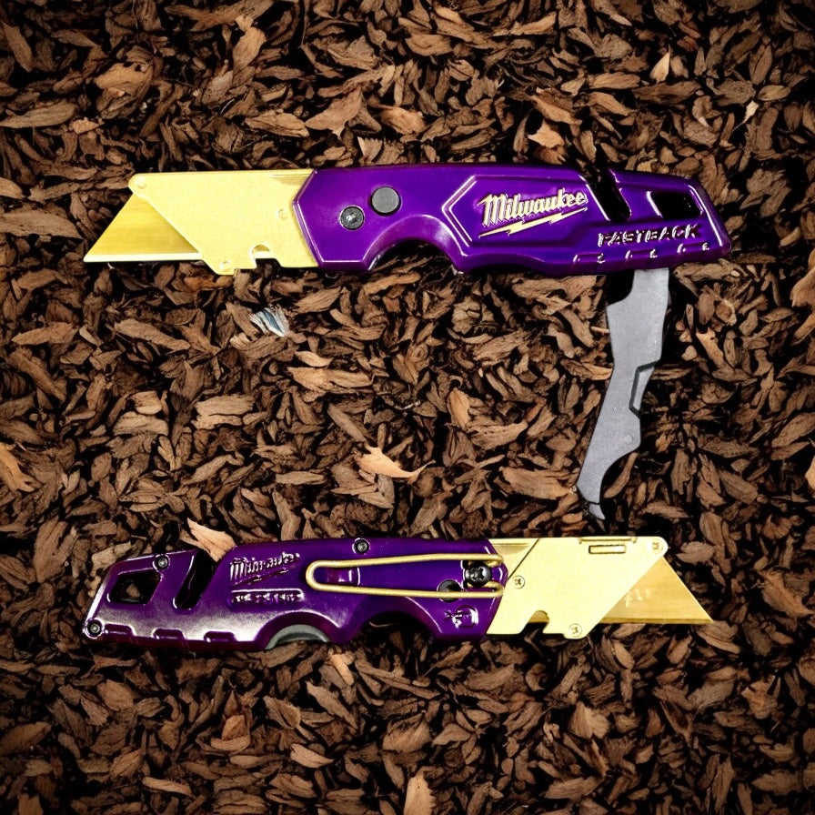 Powder Coated Custom Knives Folding Utility Knife