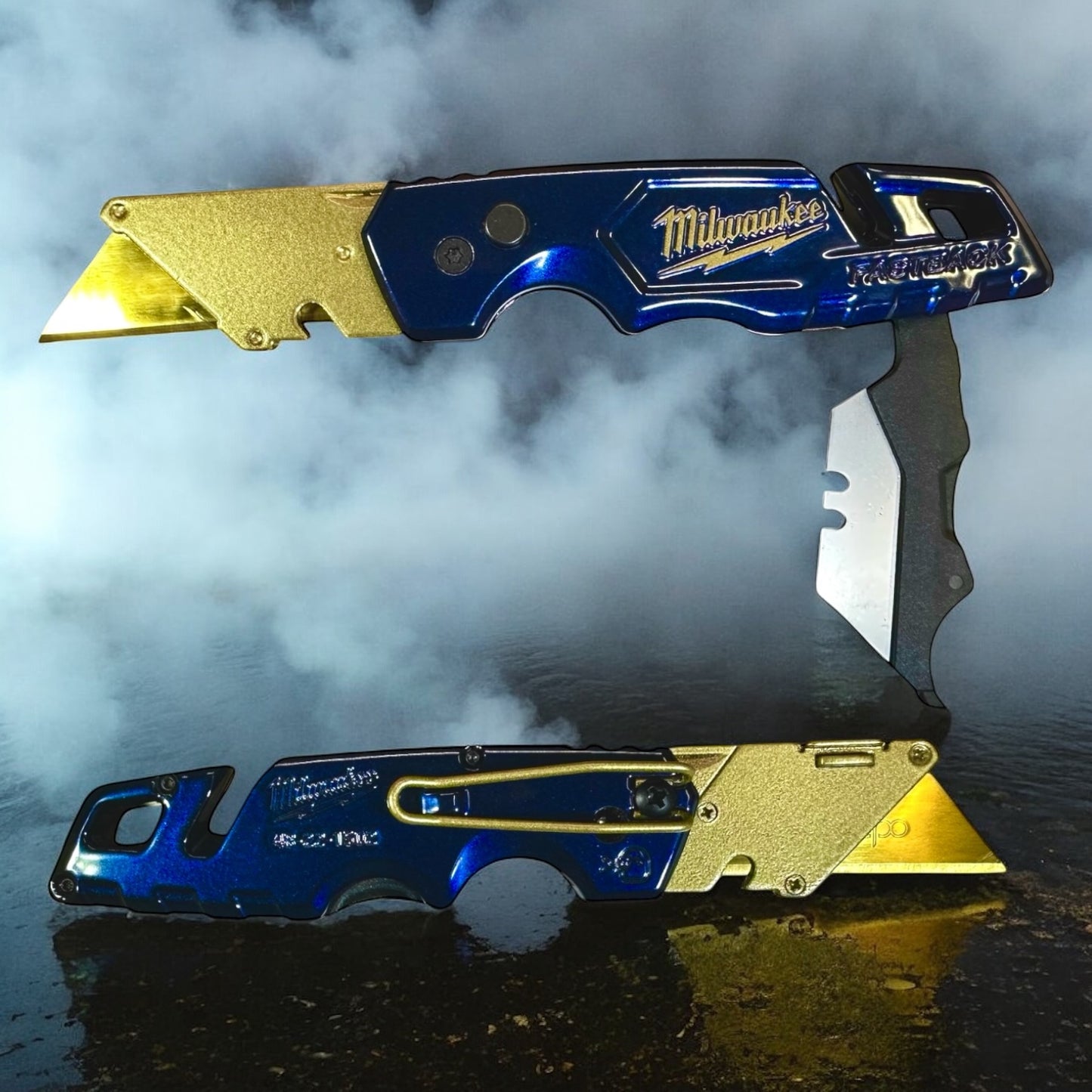 Powder Coated Custom Knives Folding Utility Knife