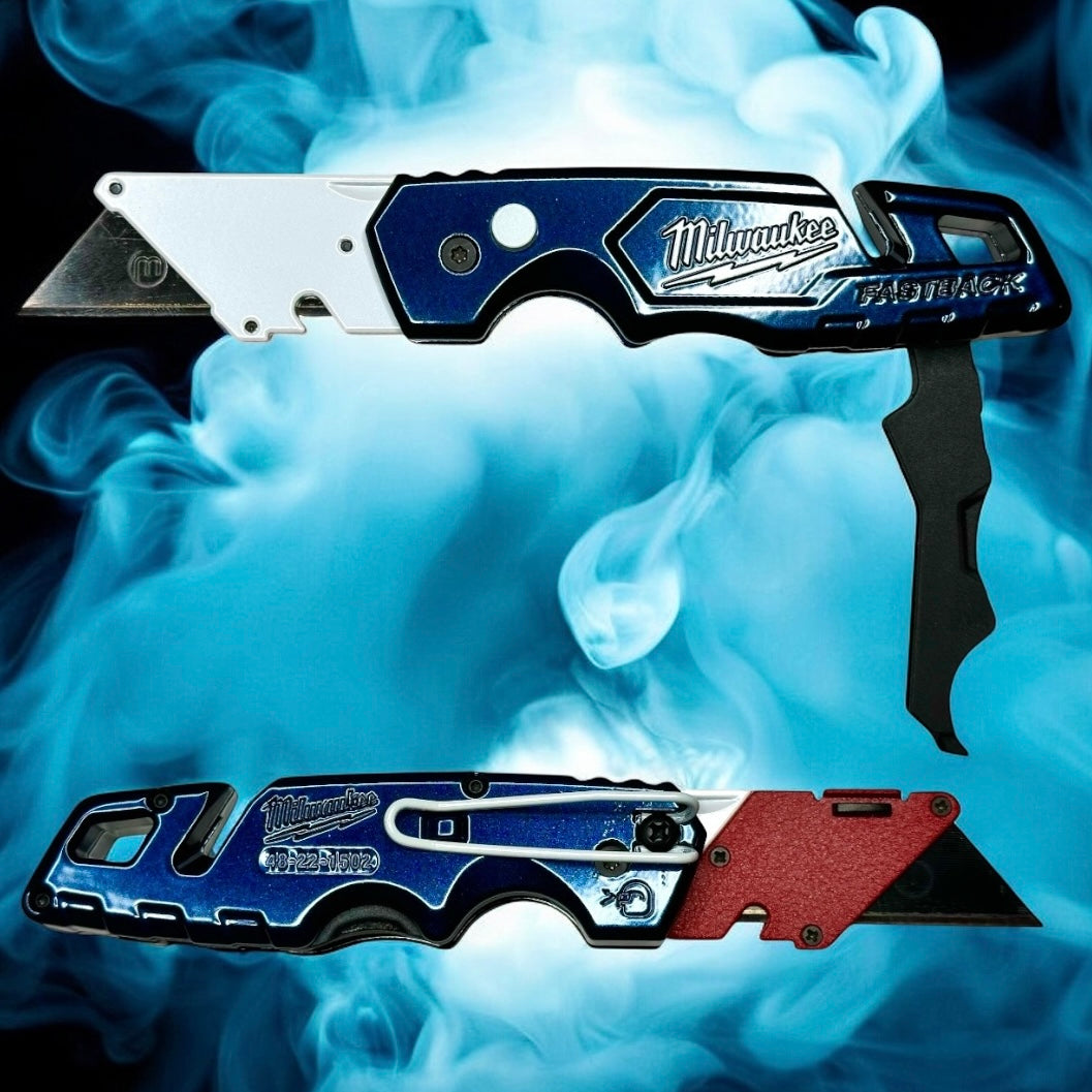 Powder Coated Custom Knives Folding Utility Knife