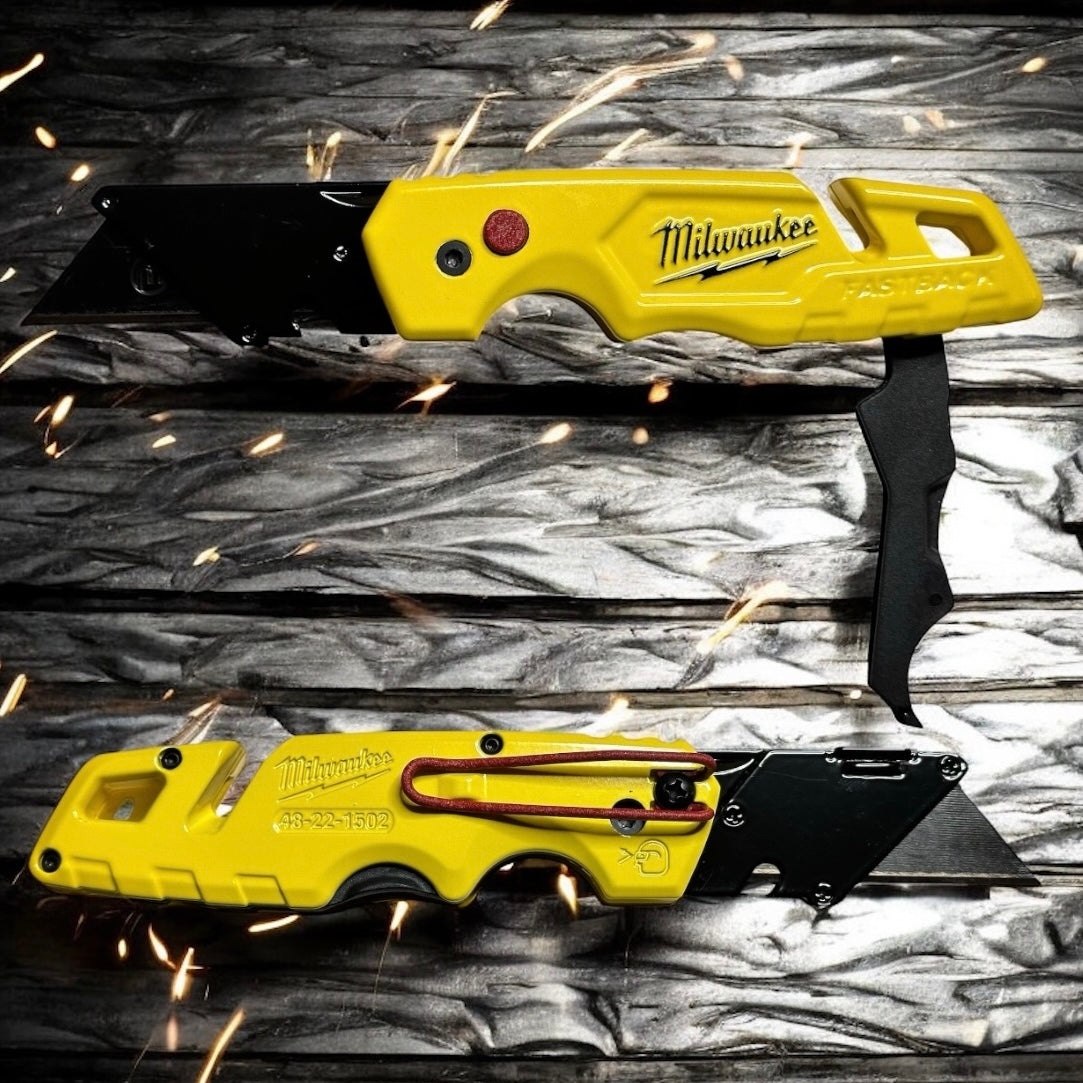 Powder Coated Custom Knives Folding Utility Knife