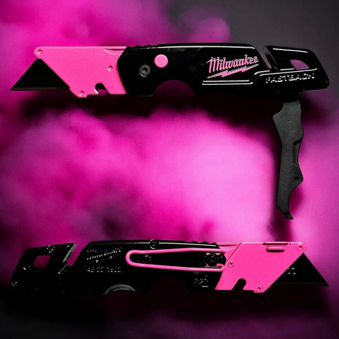 Powder Coated Custom Knives Folding Utility Knife