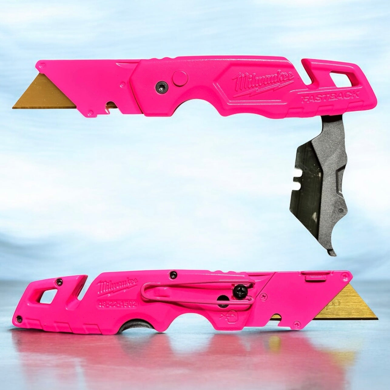 Powder Coated Custom Knives Folding Utility Knife