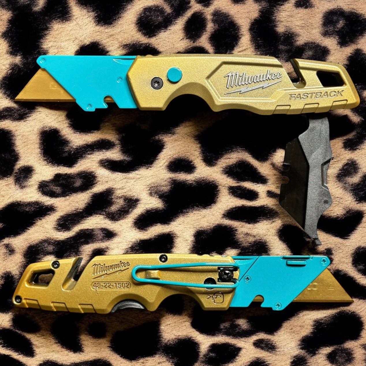 Powder Coated Custom Knives Folding Utility Knife