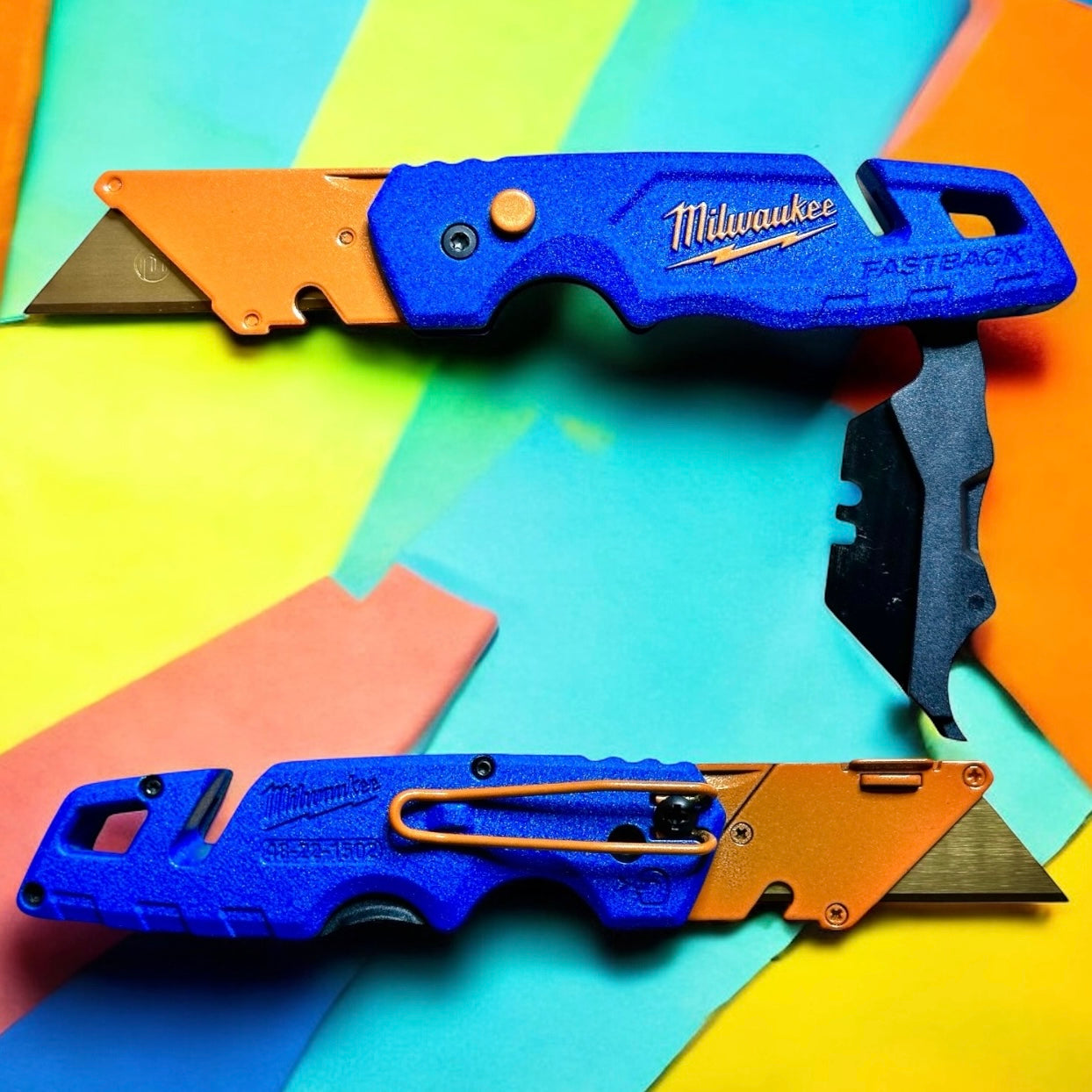 Powder Coated Custom Knives Folding Utility Knife