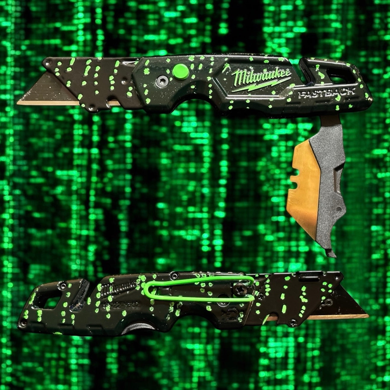 Powder Coated Custom Knives Folding Utility Knife