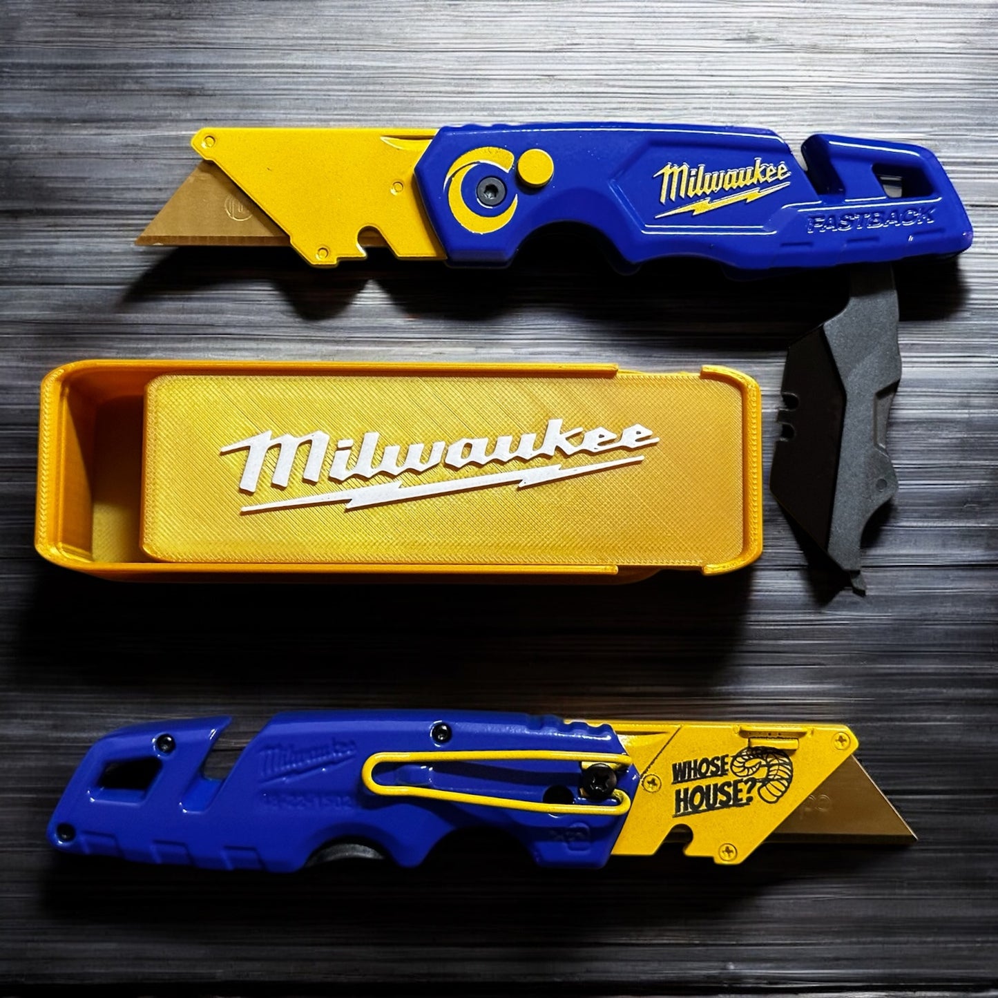 Powder Coated Custom Knives Folding Utility Knife