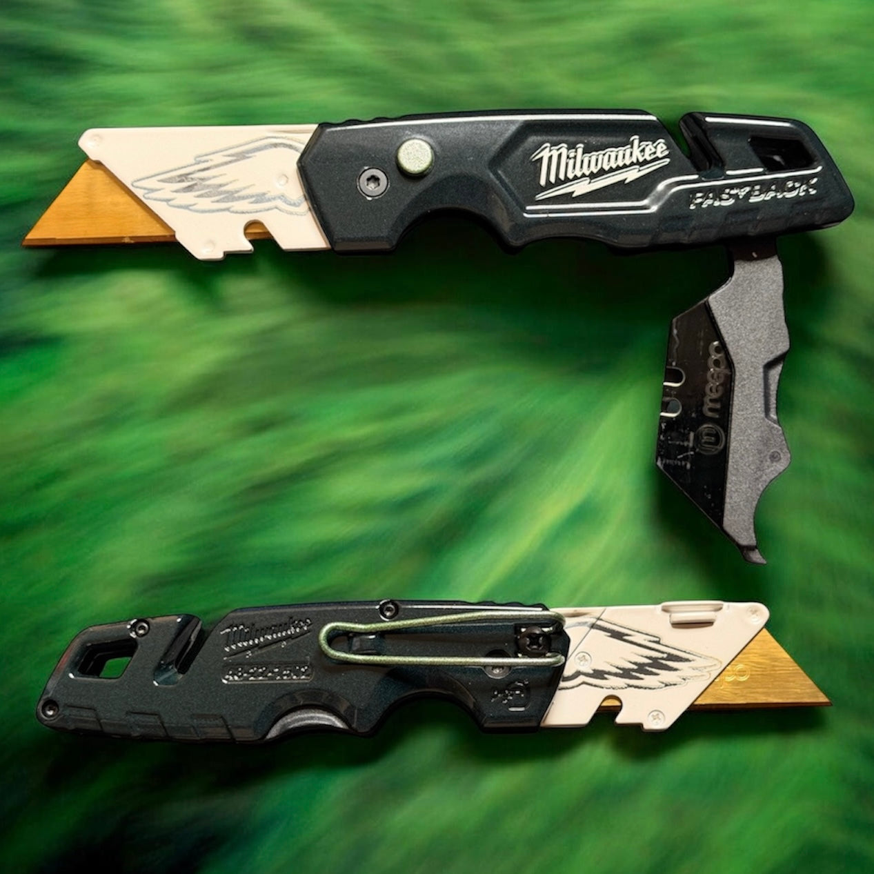 Powder Coated Custom Knives Folding Utility Knife