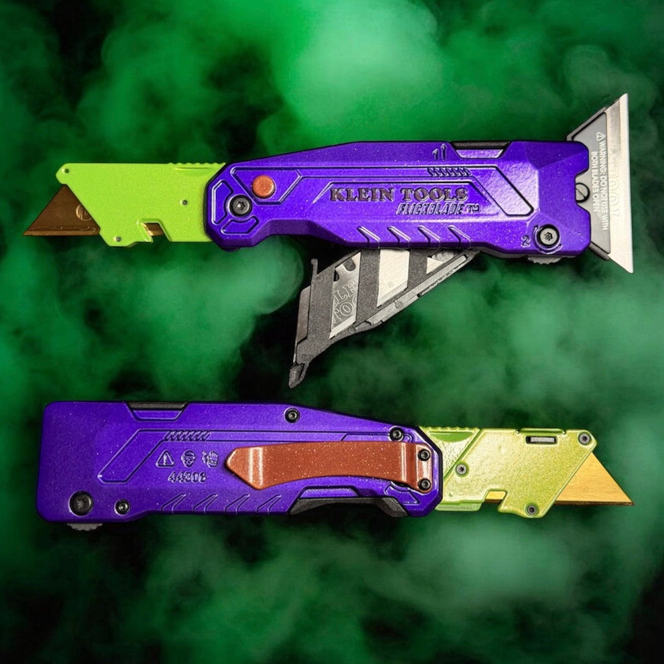 Powder Coated Custom Knives Folding Utility Knife